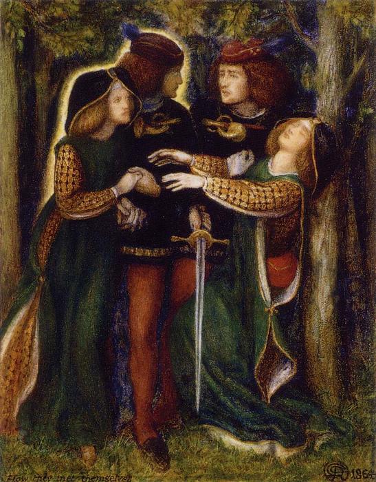 How They Met Themselves — Dante Gabriel Rossetti