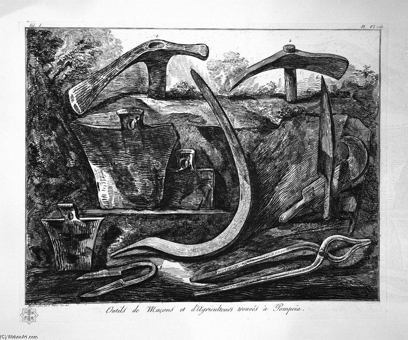 Tools For Masonry And Agriculture — Giovanni Battista Piranesi