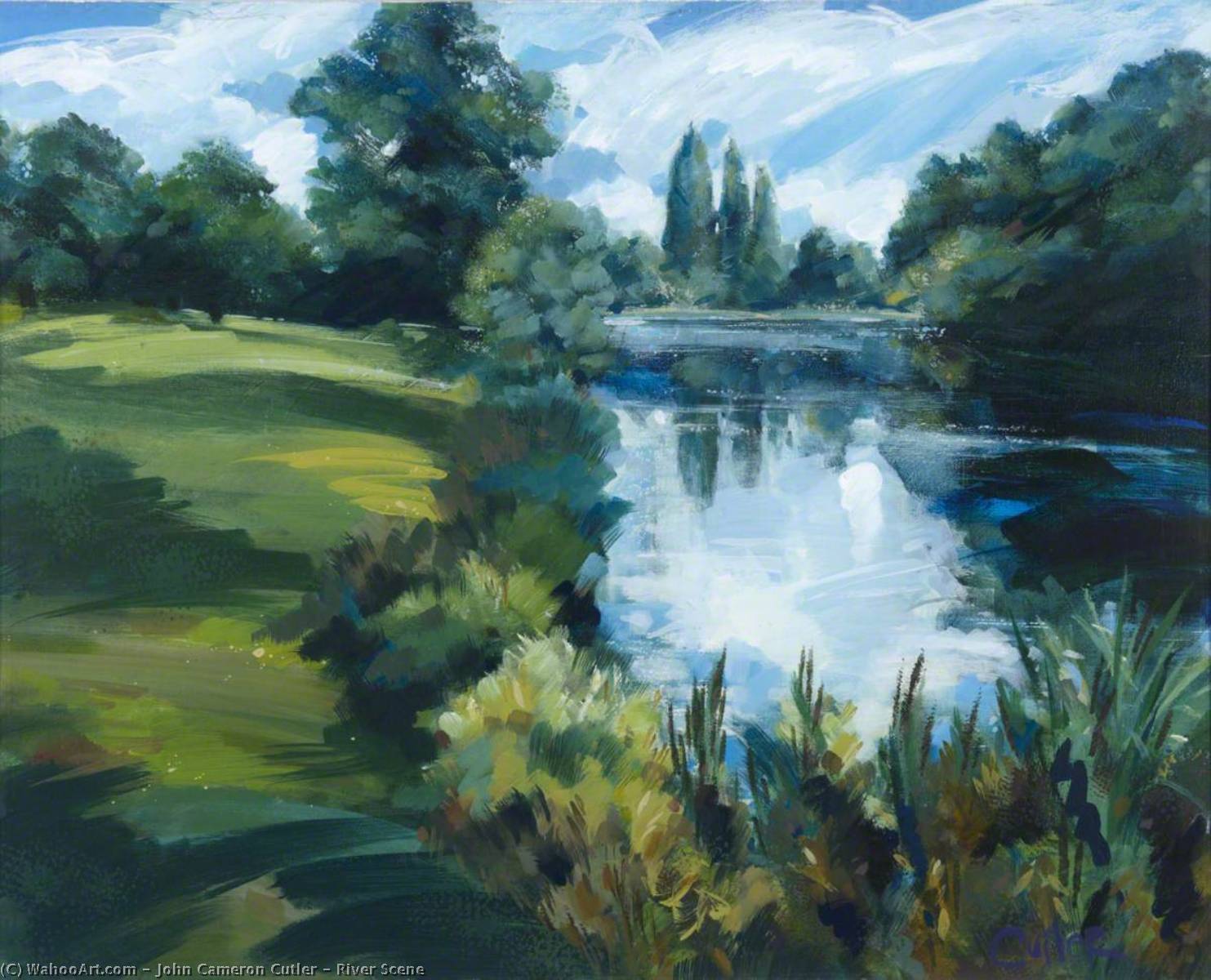 River Scene — John Cameron Cutler