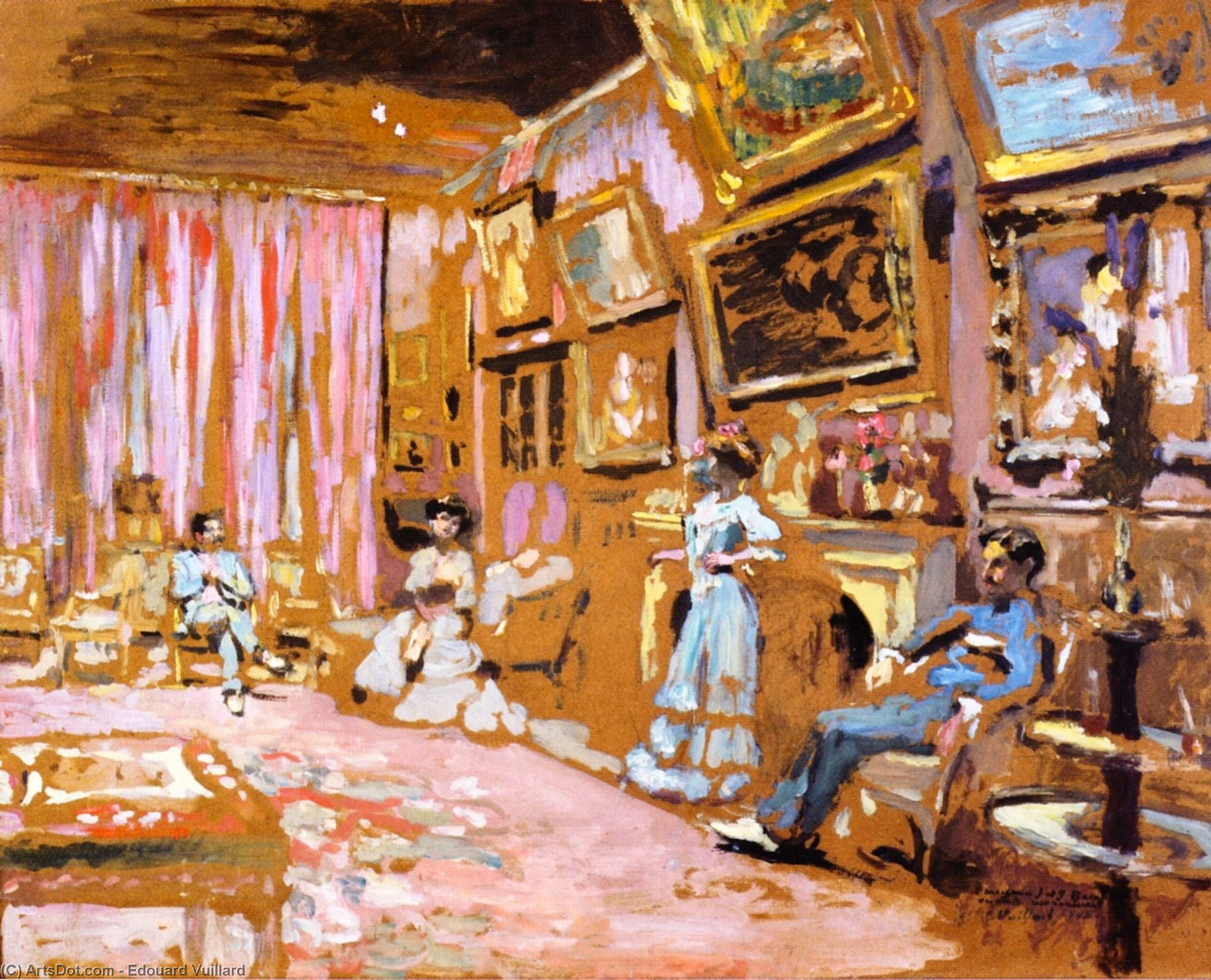 Messieurs And Mesdames Josse And Gaston Bernheim-jeune, Avenue Henri-martin — Jean-édouard Vuillard