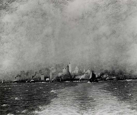 New York Harbor, (painting) — William Edward Norton