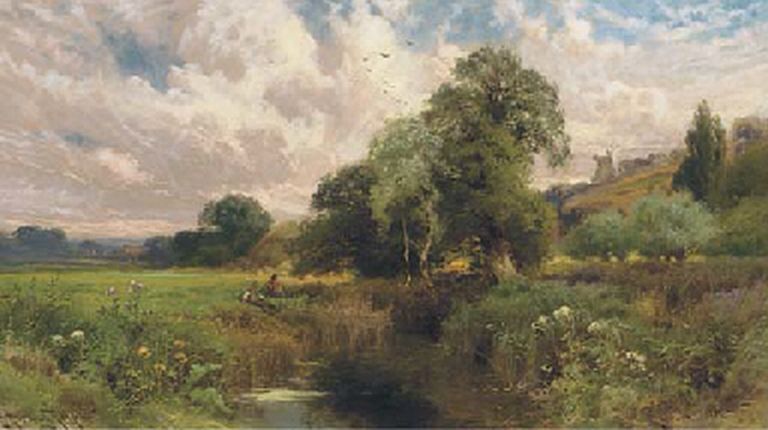 Fishing Near Winchelsea, Sussex — John Horace Hooper