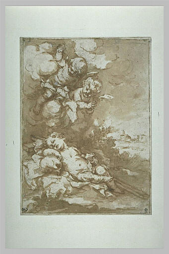 The Christ Child Asleep On The Cross — Bartolomé Esteban Murillo