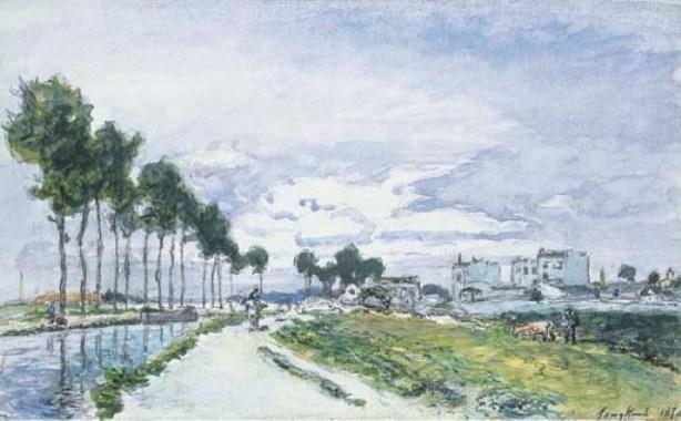 Canal Of Ourcq — Johan Barthold Jongkind