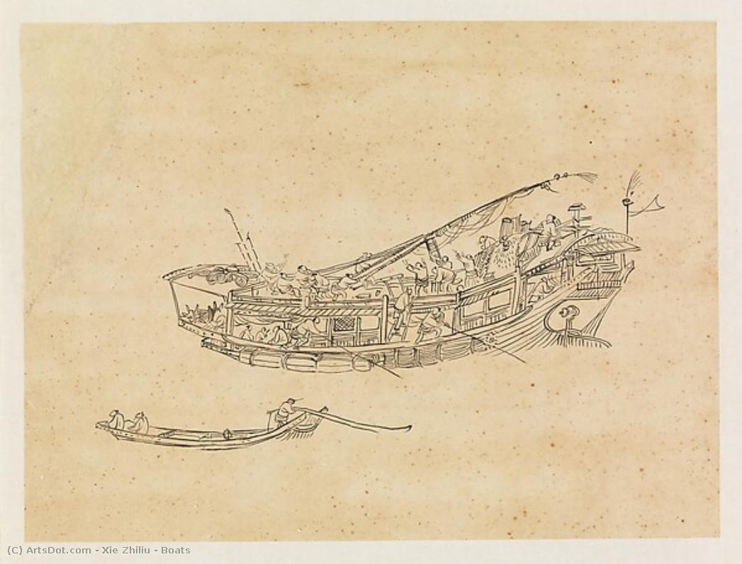 Boats — Xie Zhiliu