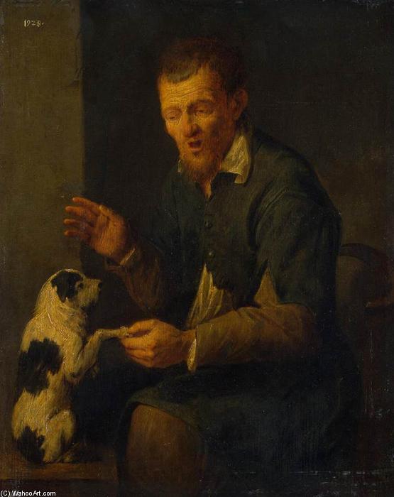 Peasant With A Dog — David The Younger Ryckaert