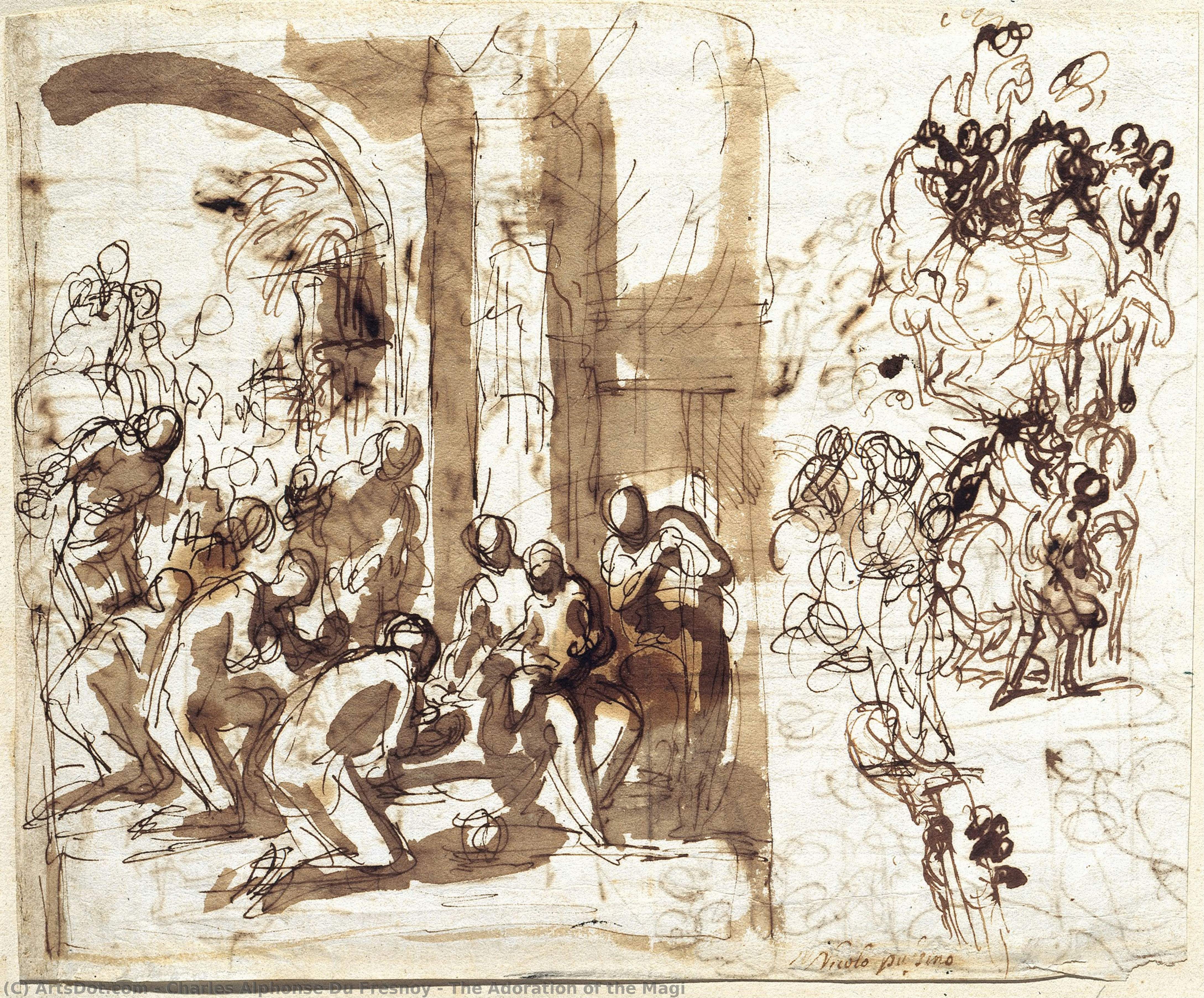 The Adoration Of The Magi — Charles Alphonse Du Fresnoy