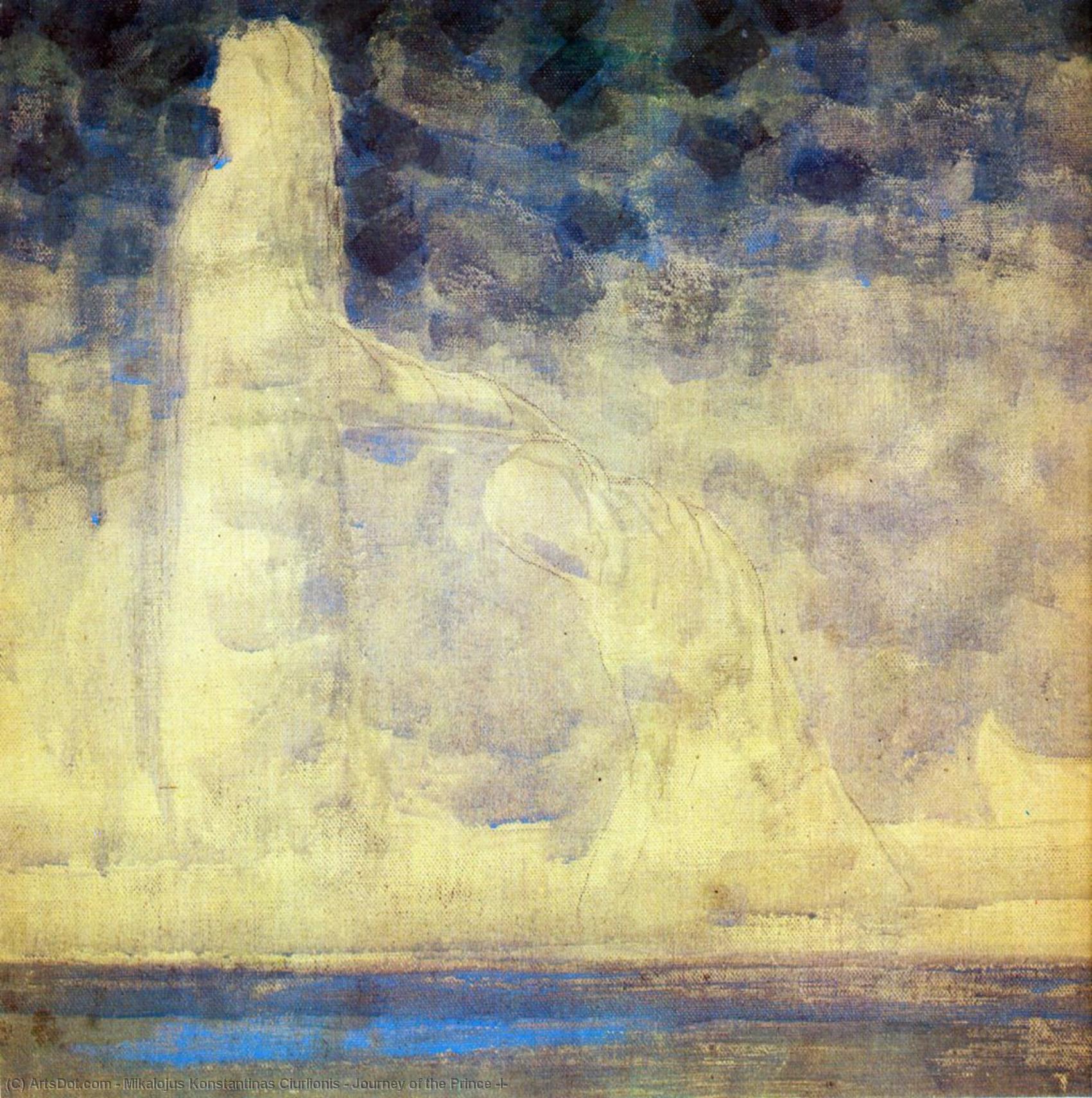 Journey Of The Prince (i) — Mikalojus Konstantinas Čiurlionis