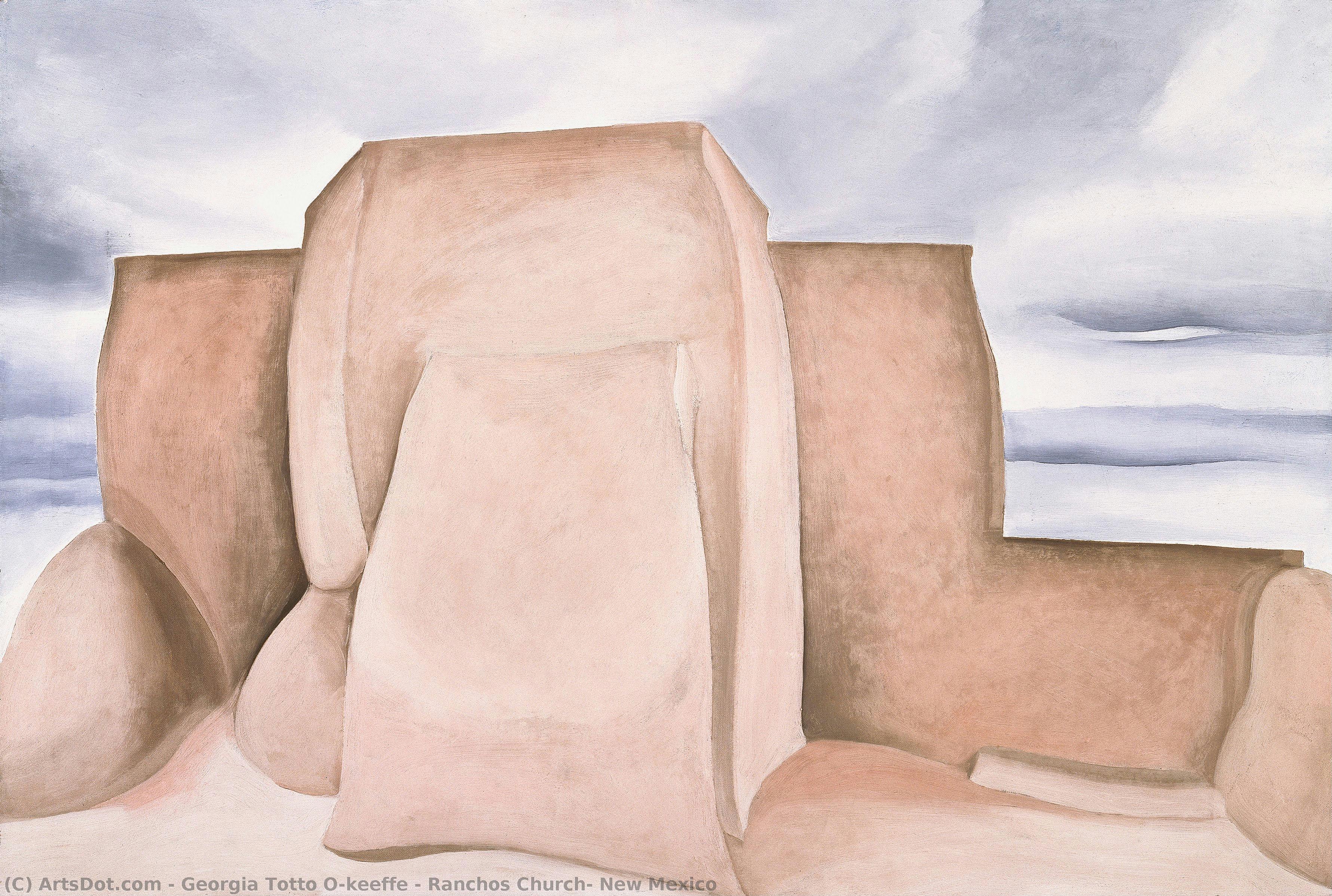 Ranchos Church, New Mexico — Georgia O'keeffe