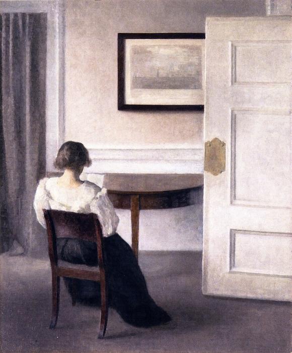 Interior — Vilhelm (hammershøi)hammershoi