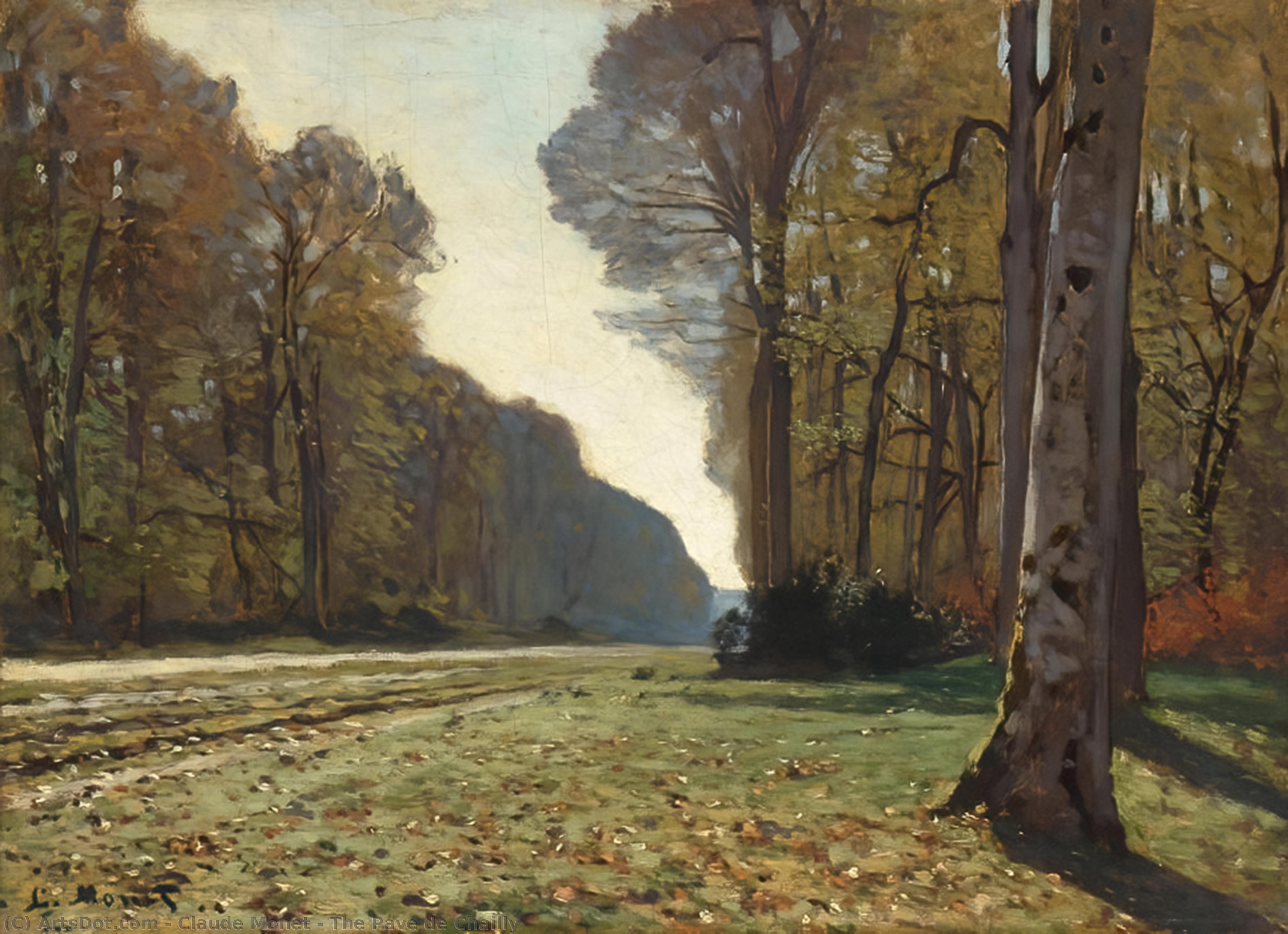 The Pave De Chailly — クロード・モネ