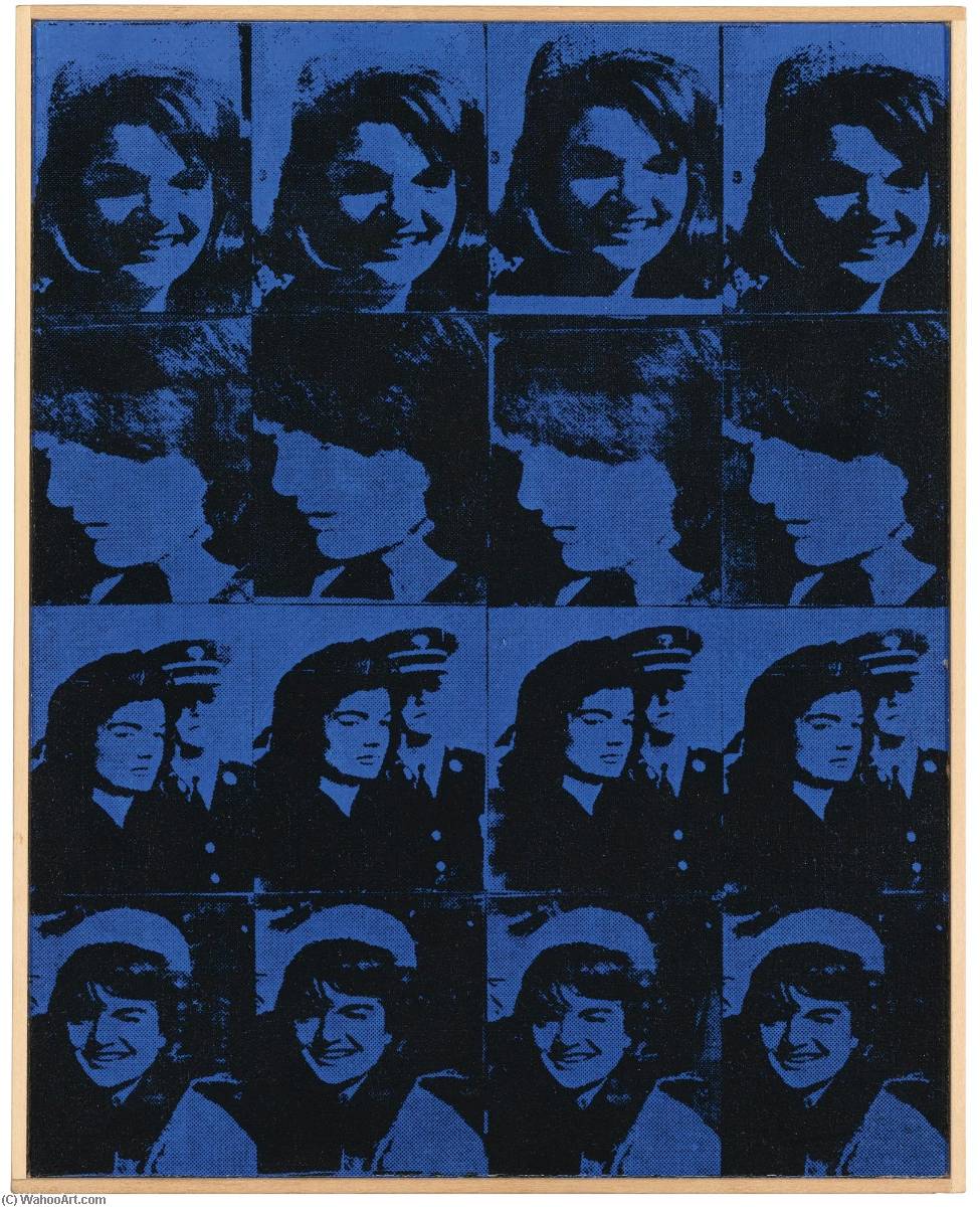 Andy Warhol, Sixteen Jackies , 1964 — Richard Pettibone