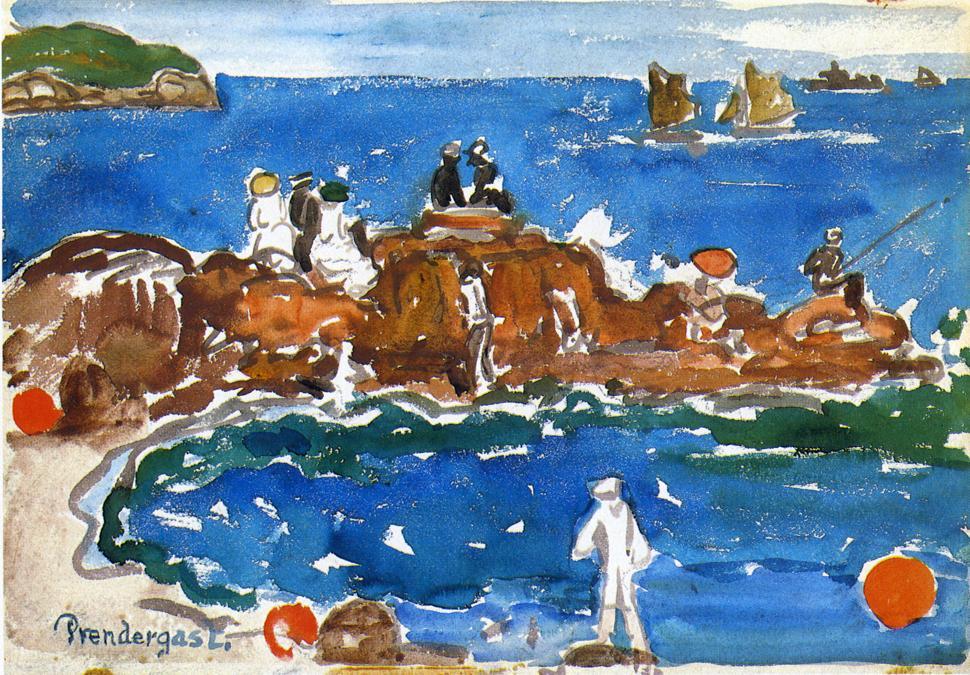 North Shore -3, Massachusetts — Maurice Brazil Prendergast