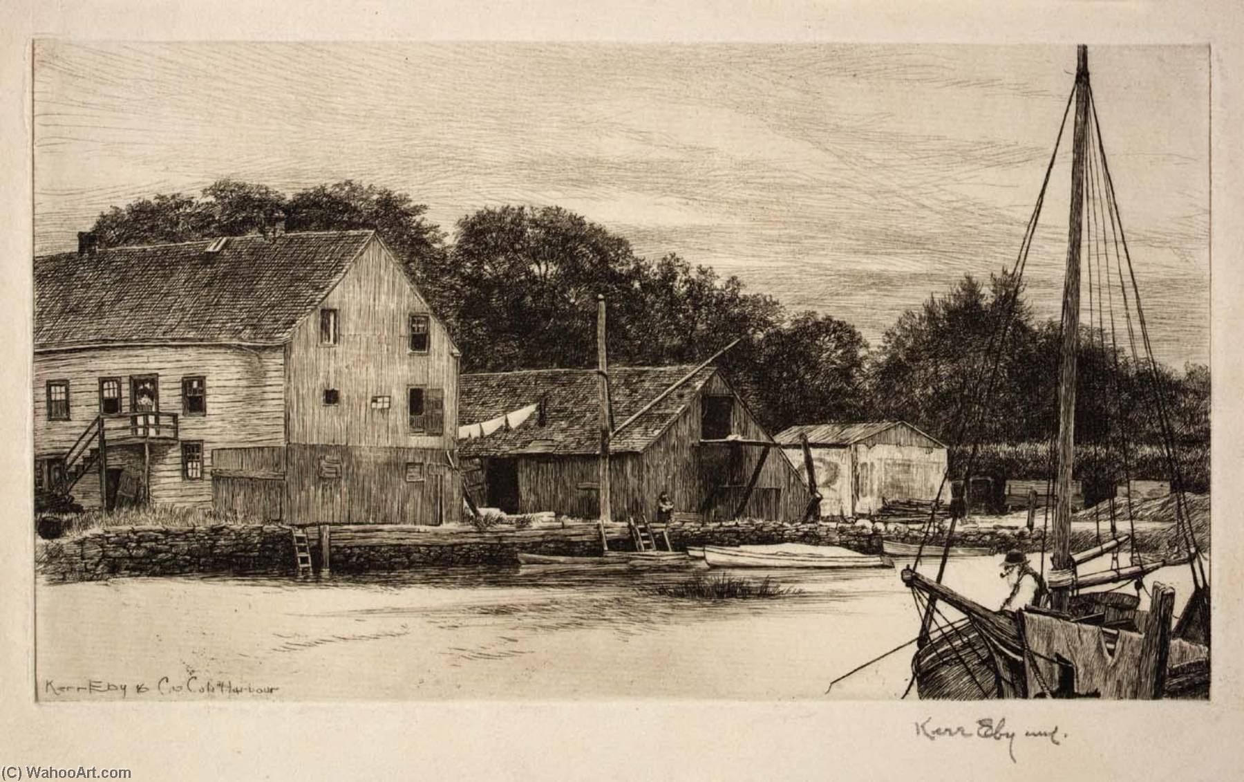 Cos Cob Harbor — Kerr Eby