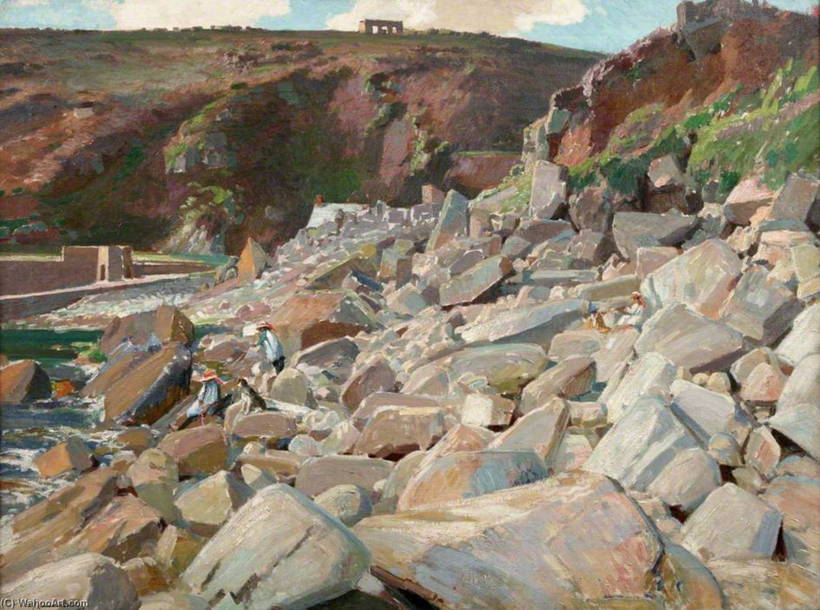 The Rocks At Lamorna — Samuel John Lamorna Birch