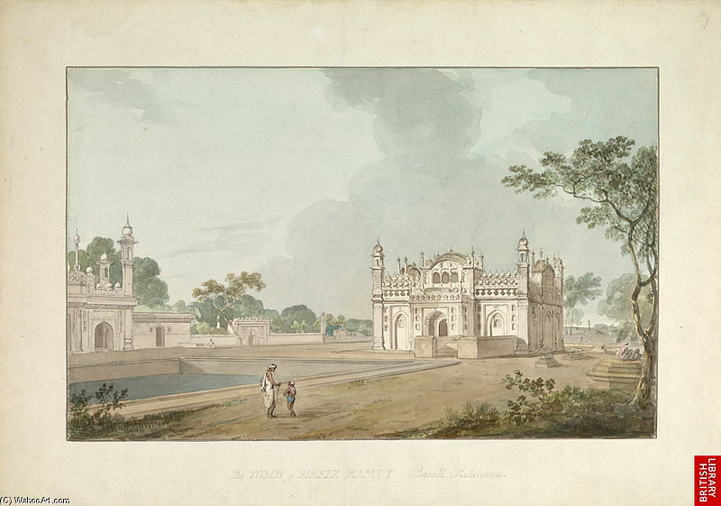 Tomb Of Hafiz Rahmat Khan, Bareilly — Thomas And William Daniell