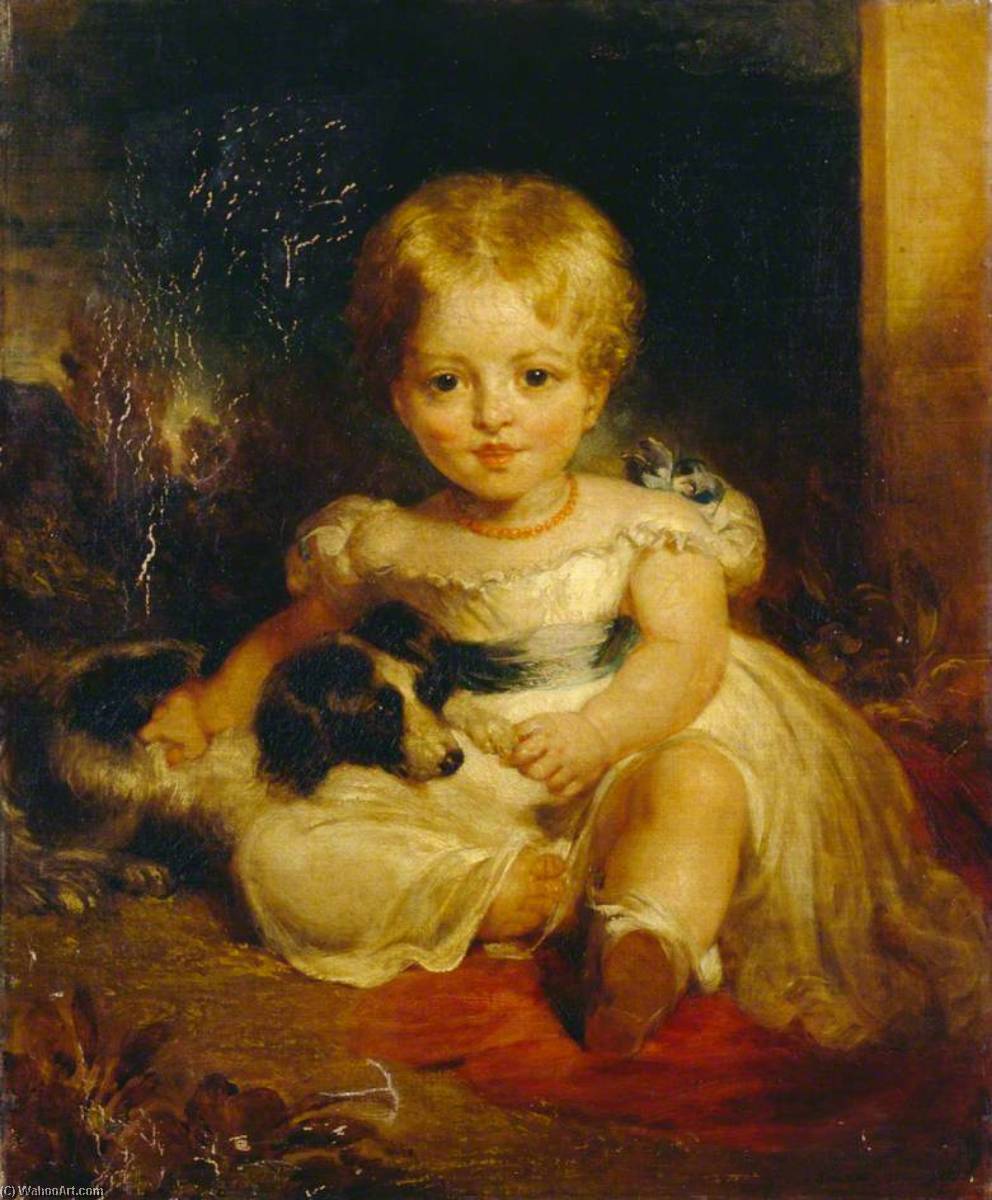 Susan Jay And Her Dog — John Wood