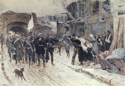 The Entrance Into Belfort Of The German Commander — Alphonse De Neuville