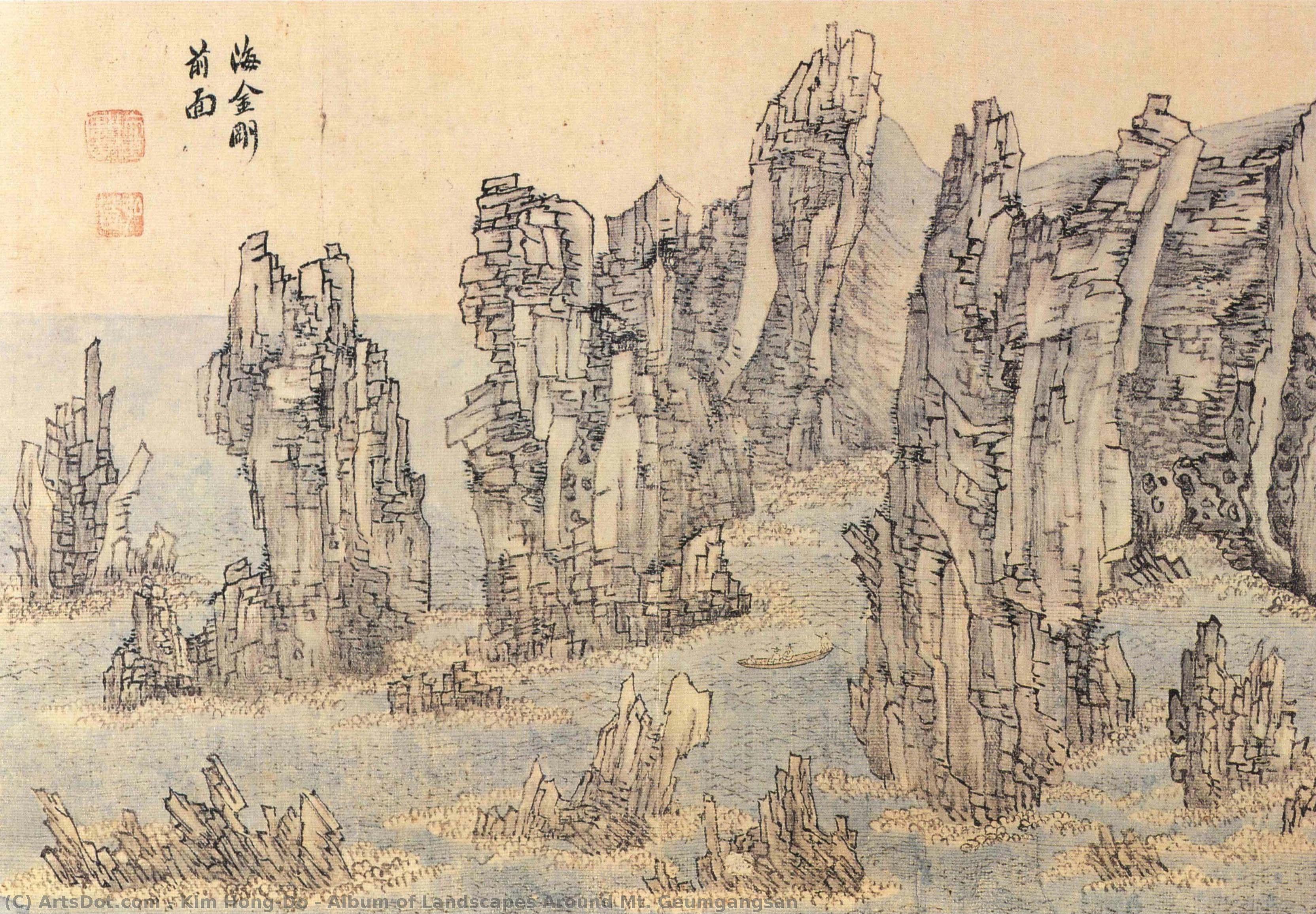 Album Of Landscapes Around Mt. Geumgangsan — Kim Hong-do