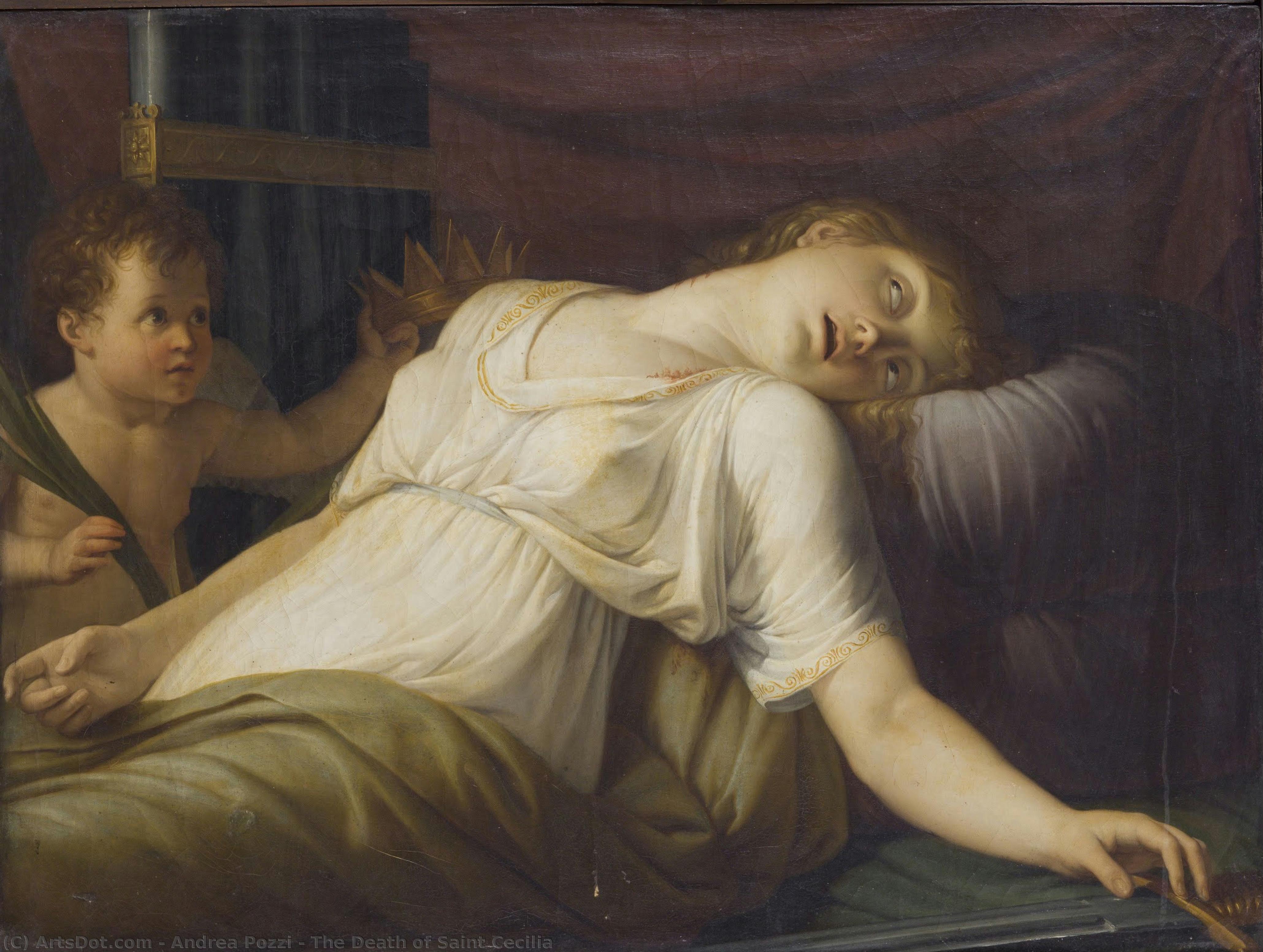 The Death Of Saint Cecilia — Andrea Pozzi