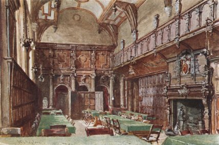 Elizabethan Hall In The Charterhouse — John Fulleylove