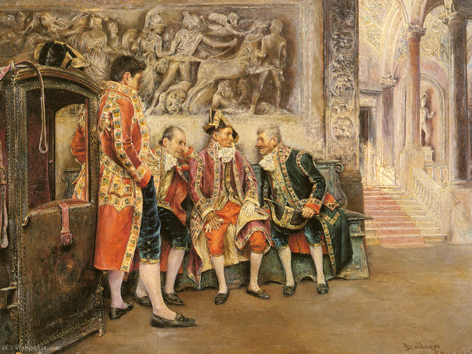 Waiting For His Eminence — Jose Gallegos Y Arnosa