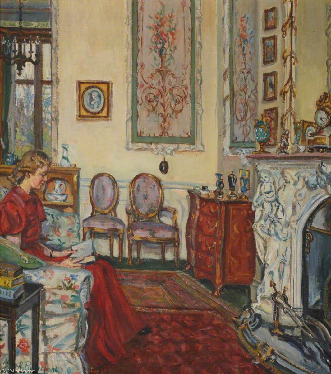 The White Drawing Room Tapestry Room, Thoresby Hall — Marie Louise Roosevelt Pierrepont