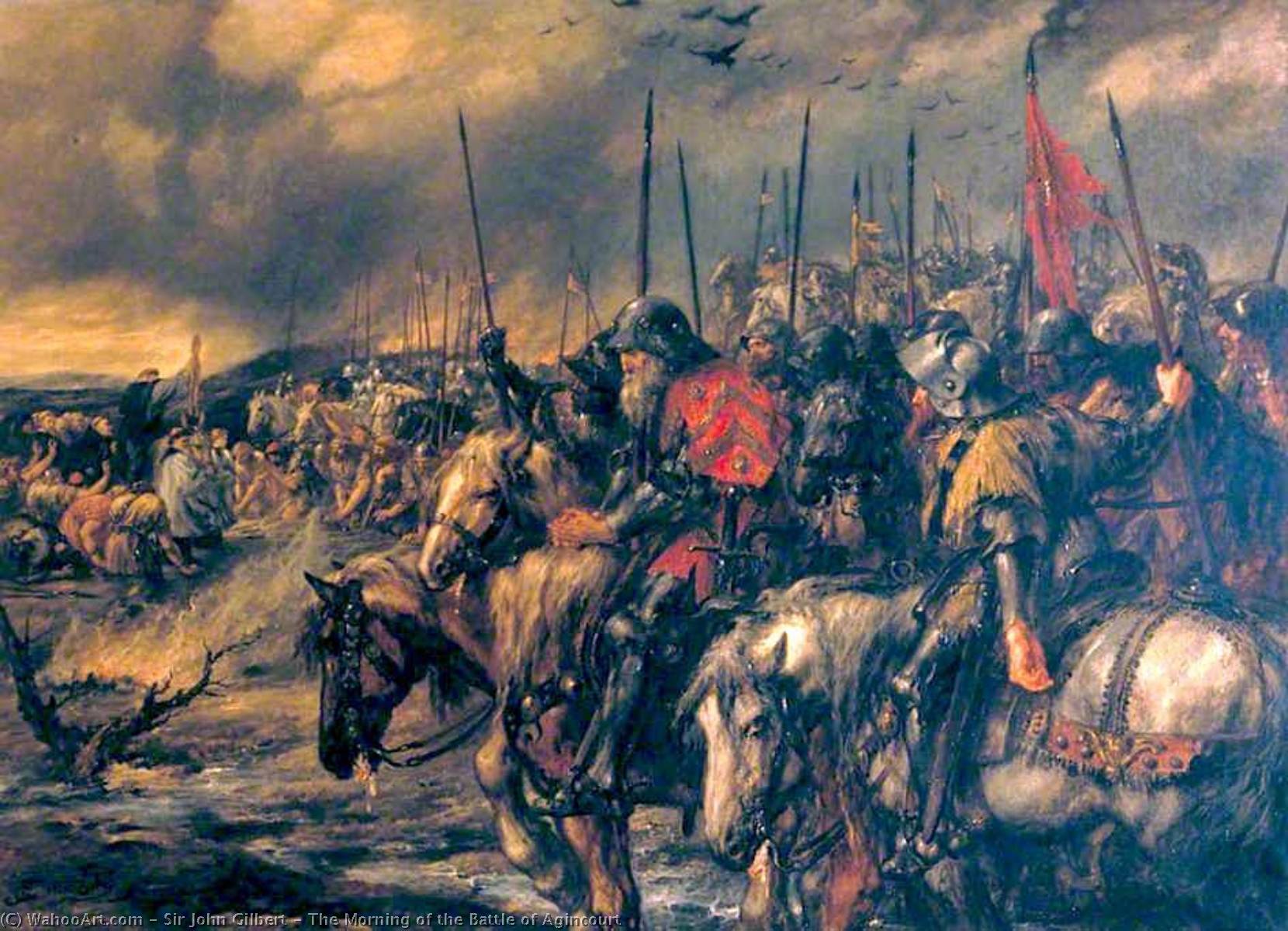 The Morning Of The Battle Of Agincourt — ジョン・ギルバート