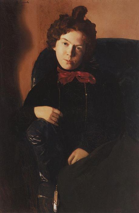Portrait Of Anna Ostroumova-lebedeva — Konstantin Andreevic Somov