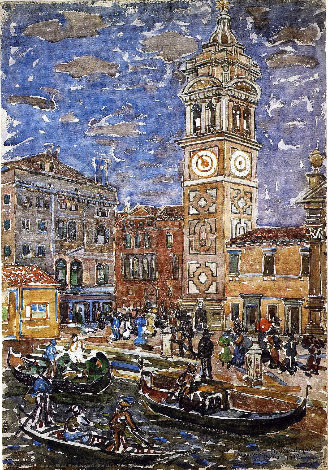 Sanmaria Formosa, Venice — Maurice Brazil Prendergast