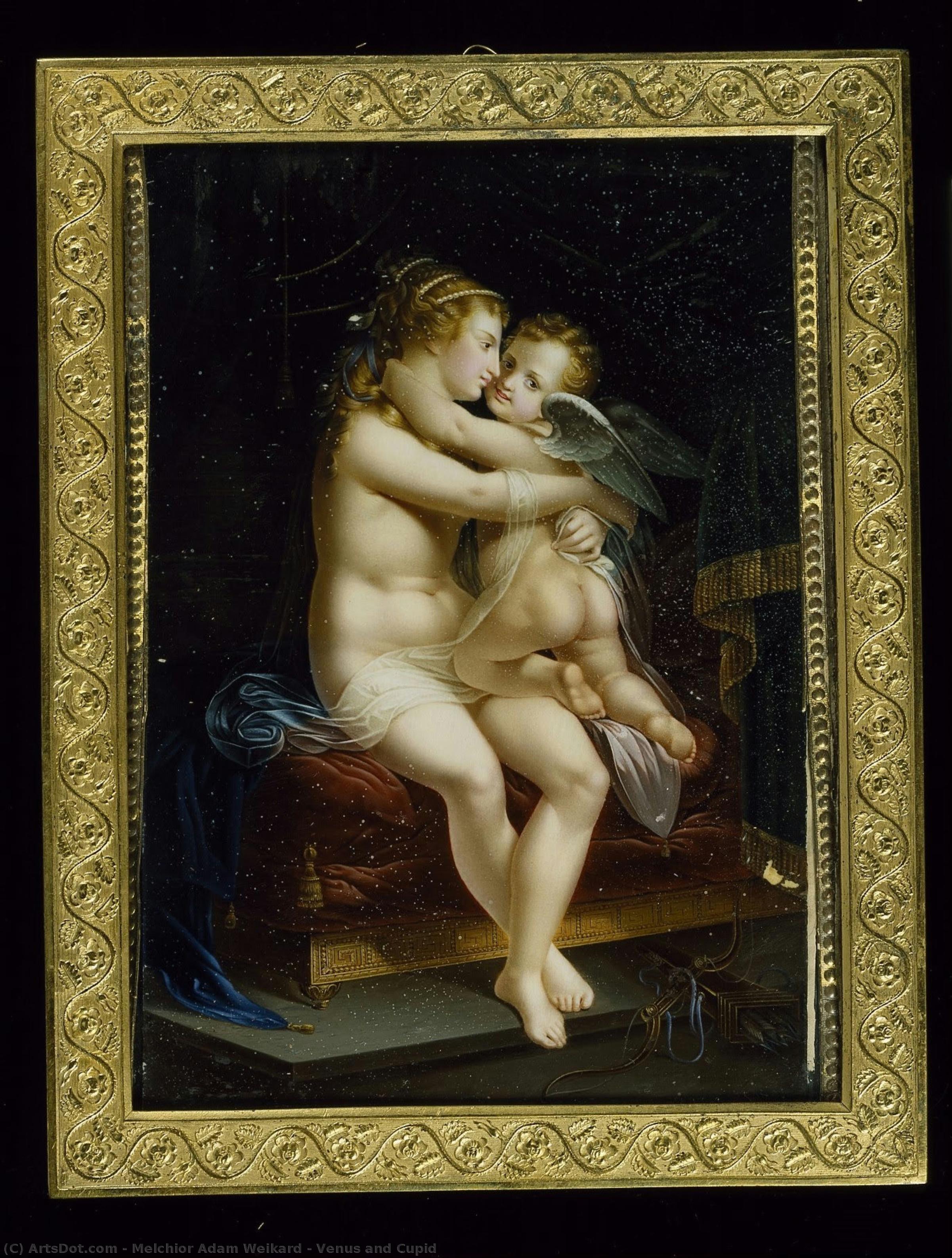 Venus And Cupid — Melchior Adam Weikard