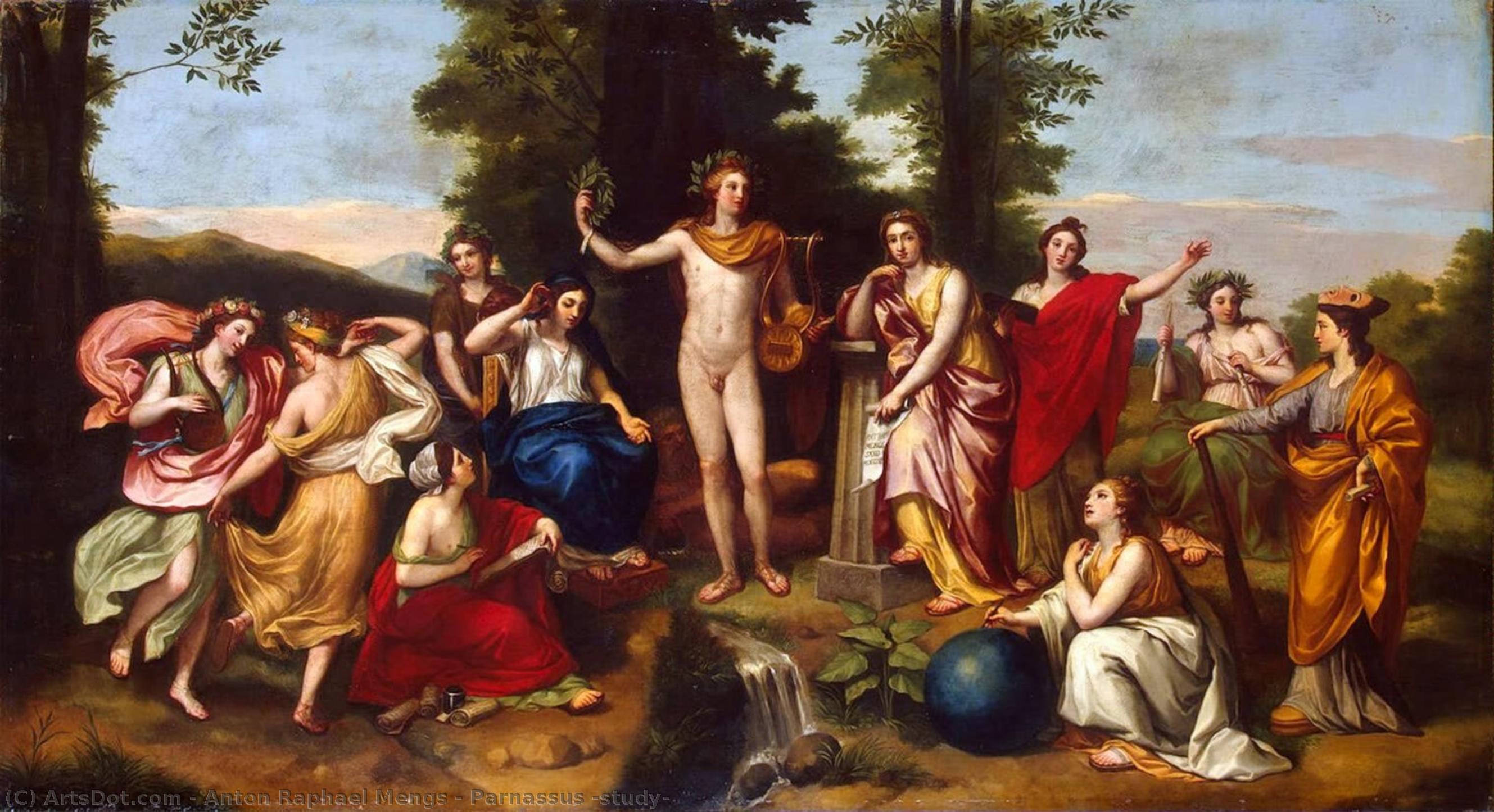 Parnassus (study) — Антон Рафаел Менгс