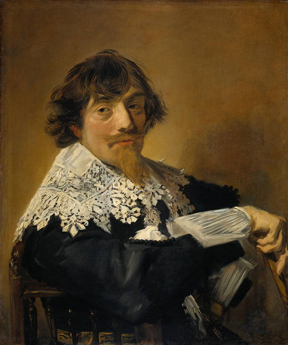 Portrait Of A Man, Possibly Nicolaes Hasselaer — Frans Hals I