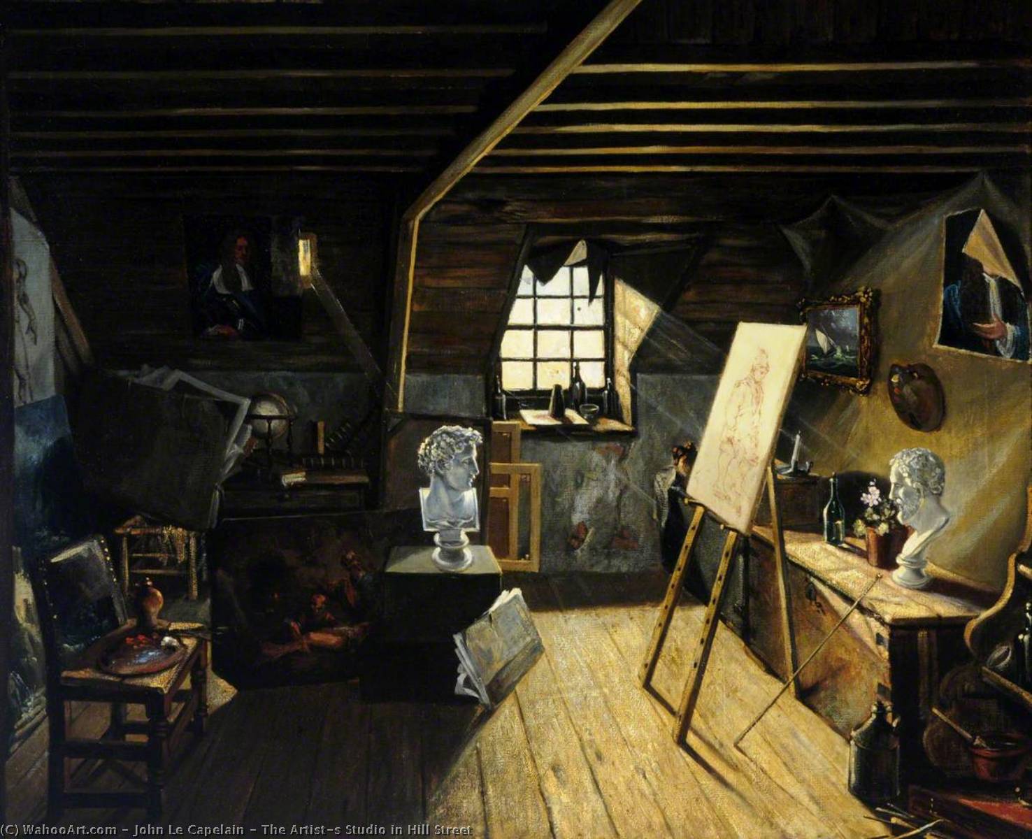 The Artist's Studio In Hill Street — John Le Capelain