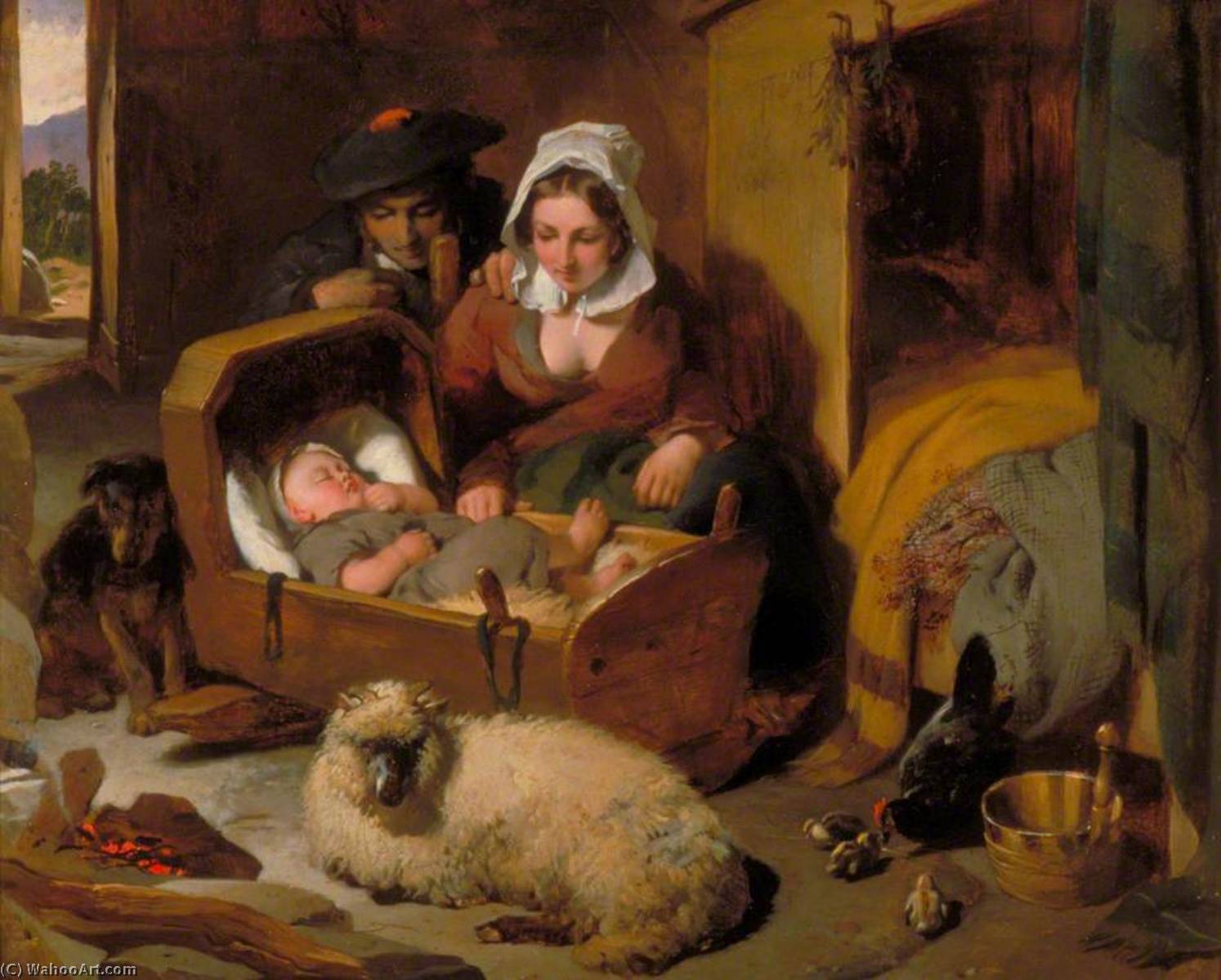 A Highland Shepherd's Home — Sir Edwin Henry Landseer