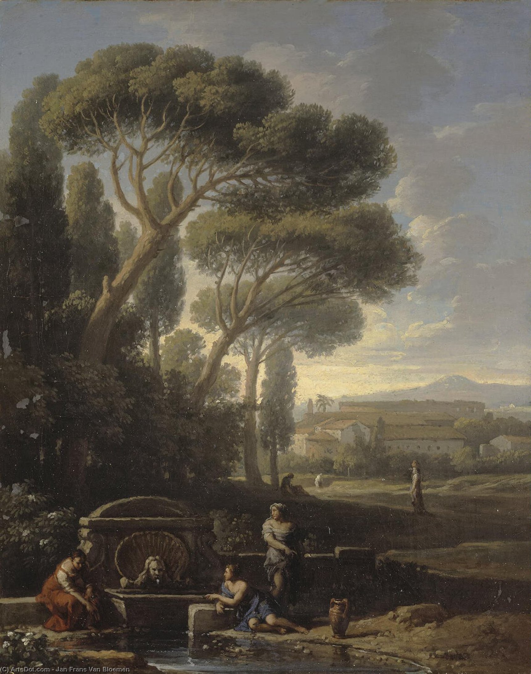 Italian Landscape — ヤン・フランツ・ファン・ブルーメン