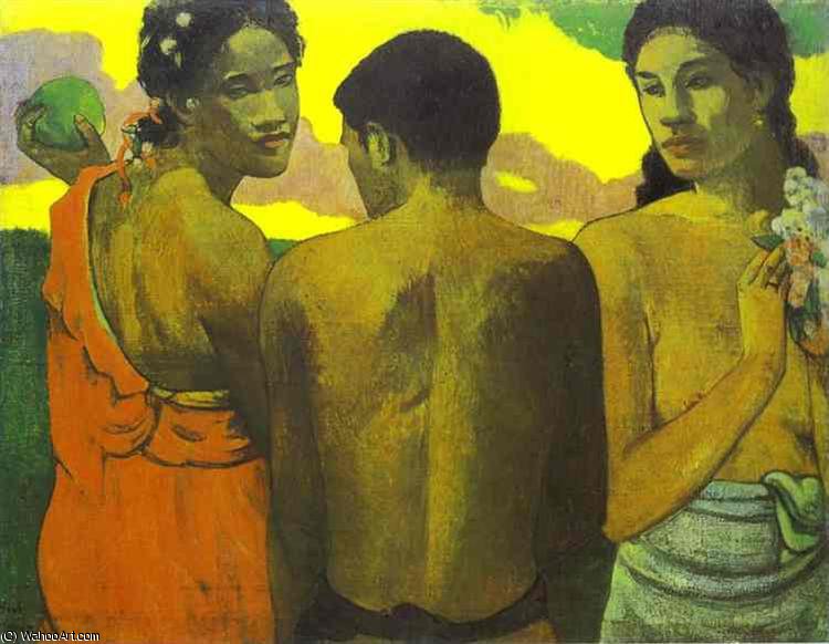 Tre Tahitiani — Eugène Henri Paul Gauguin