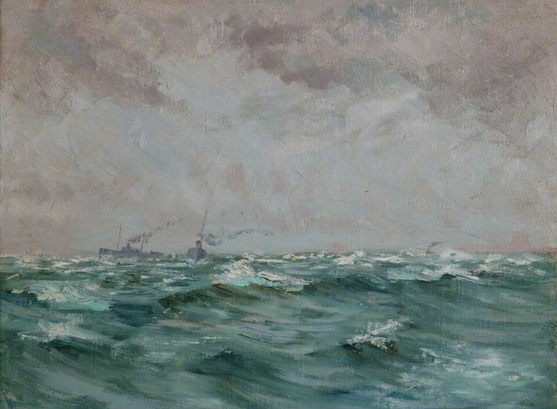 A Convoy In The Mediterranean, April 1918 — William Maxwell Reekie