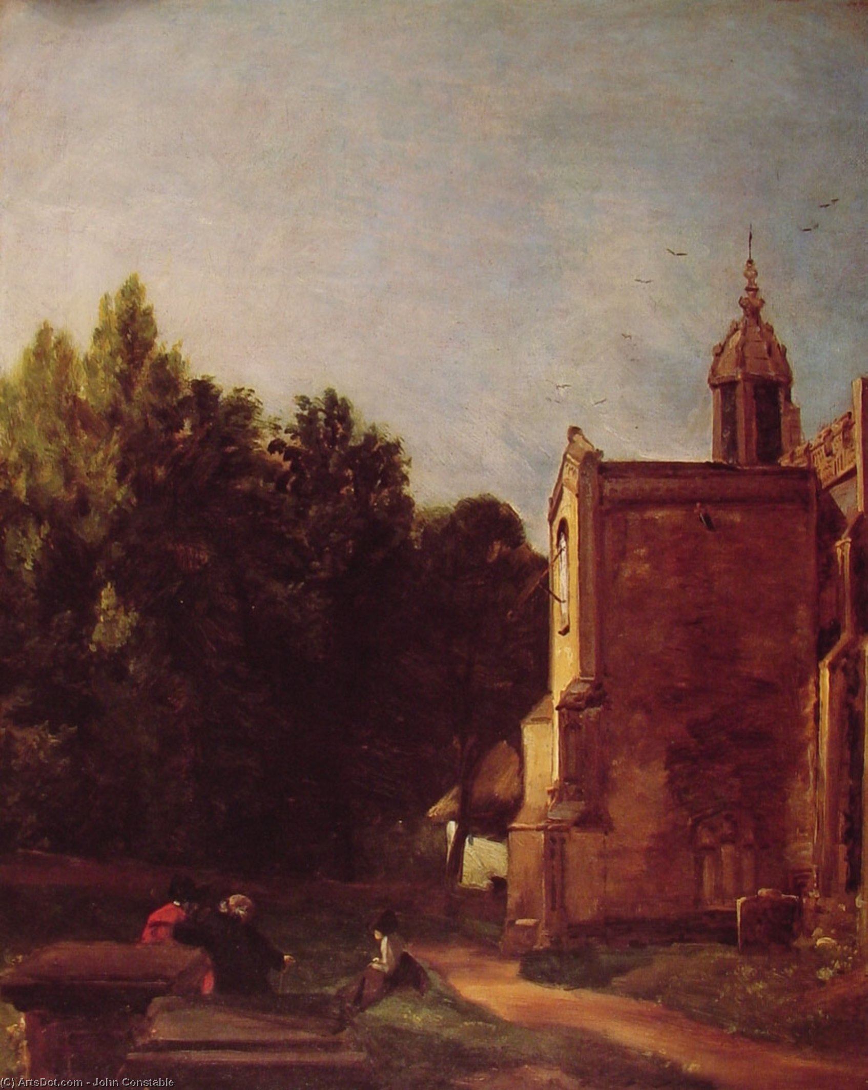 A Church Porch — Джон Констабл
