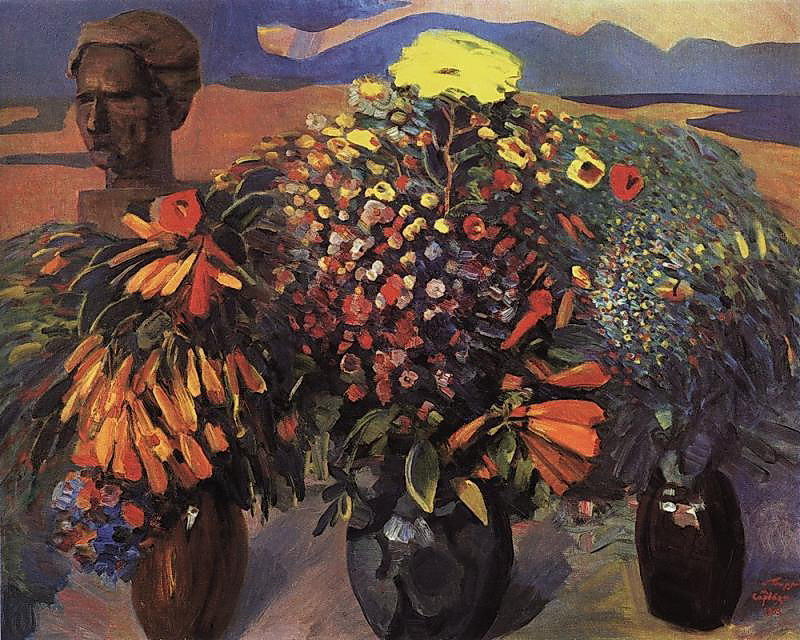 Still Life With Bust — Martiros Sarian