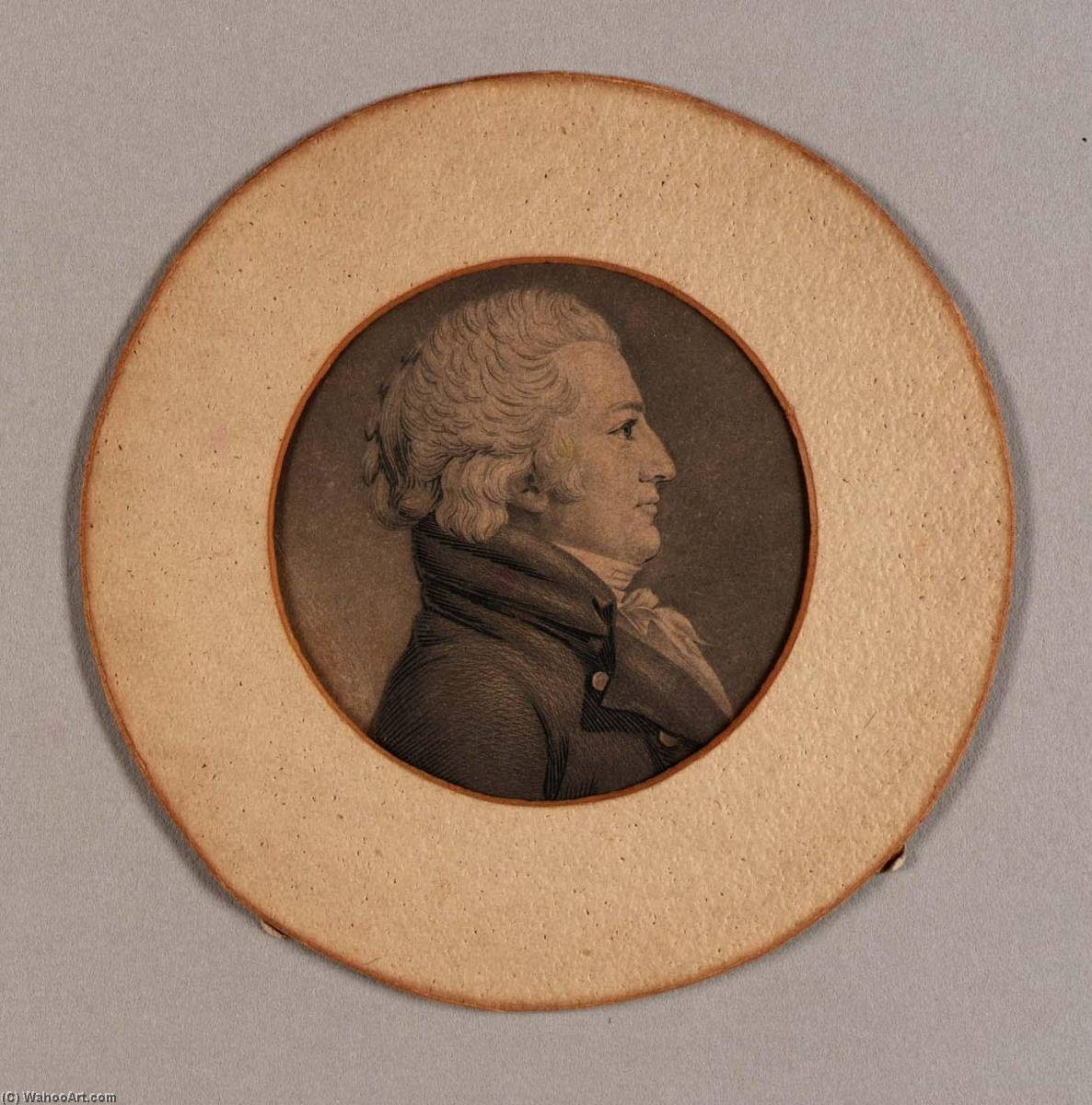 Colonel John Tayloe — Charles Balthazar Julien Févret De Saint Mémin