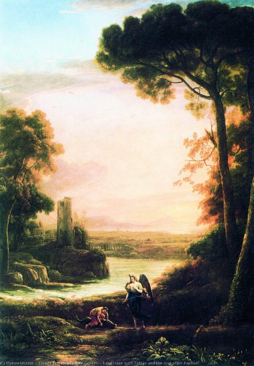 Landscape With Tobias And The Archangel Raphael — Claude Lorrain (claude Gellée)