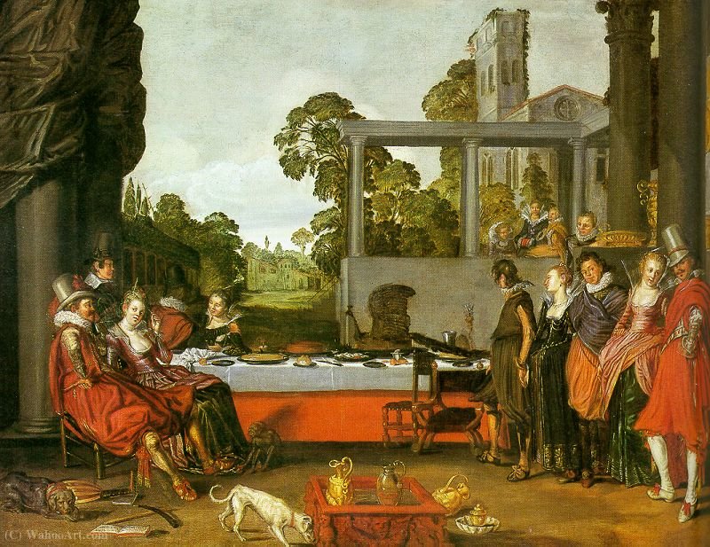 Banquet In The Open Air — Willem Pietersz Buytewech