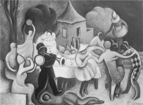 Le Bal Masqué, Carnaval À Venise — Jean Dominique Antony Metzinger