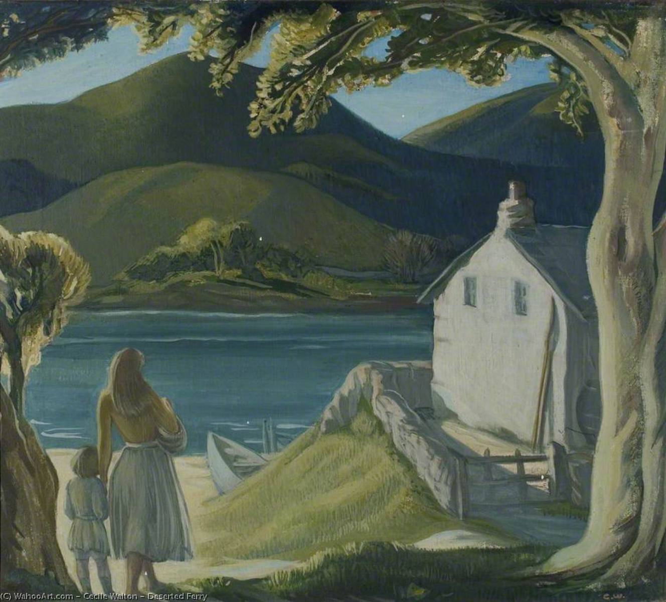 Deserted Ferry — Cecile Walton