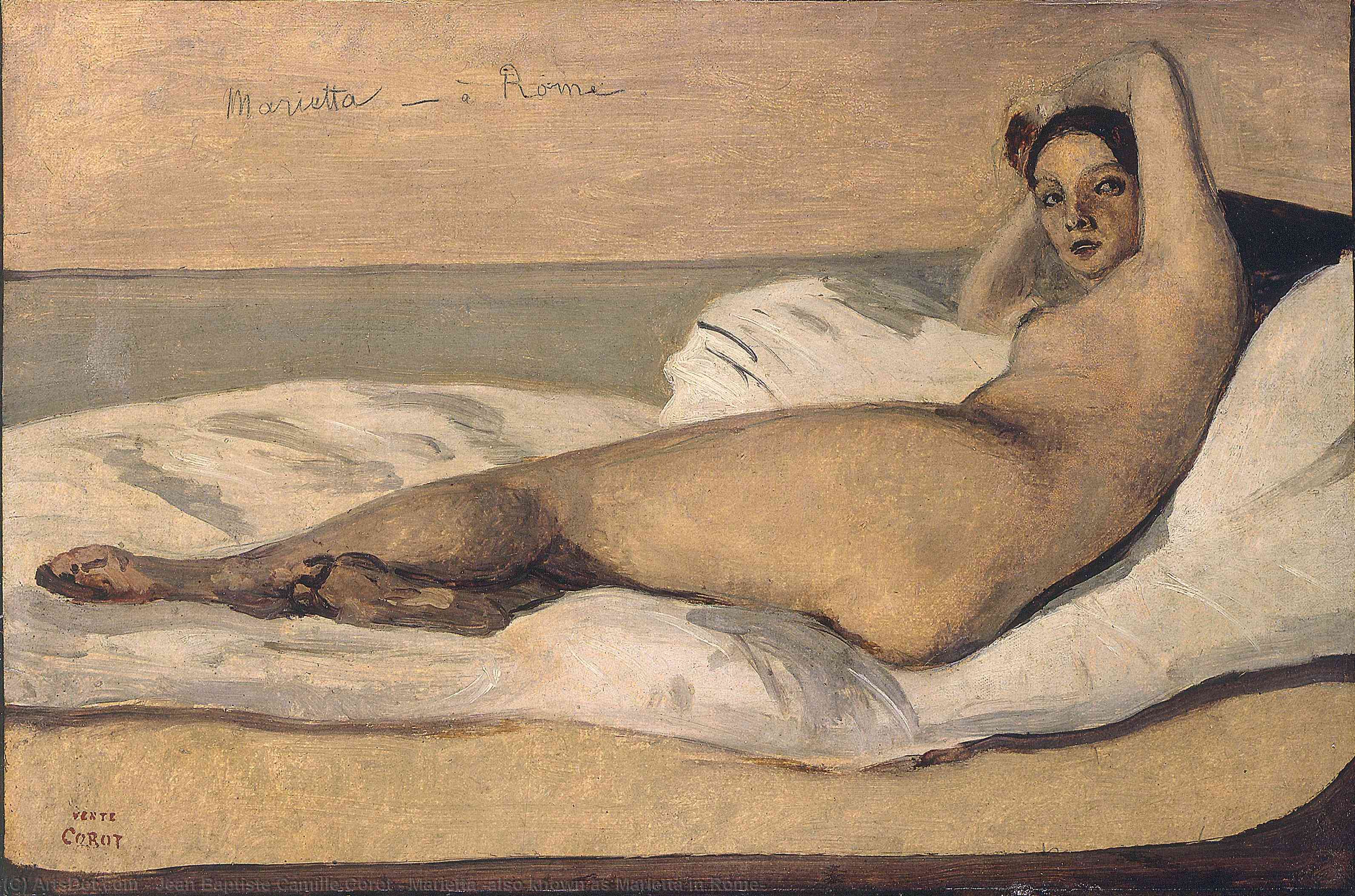 Marietta (also Known As Marietta In Rome) — Jean-baptiste-camille Corot
