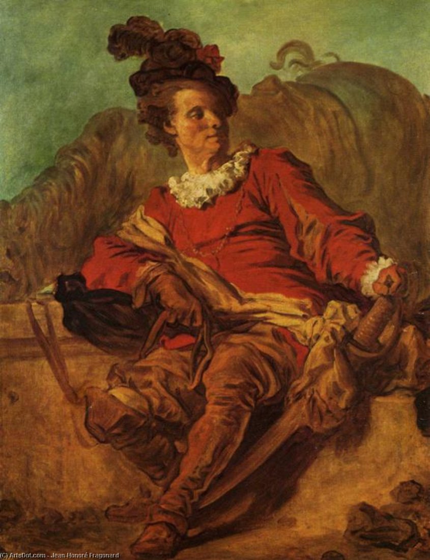 Portrait Of A Horseman (saint-non In Spanish Costume) — Jean-honoré Fragonard