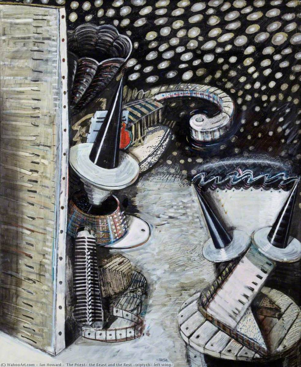 The Priest, The Beast And The Rest (triptych, Left Wing) — Ian Howard