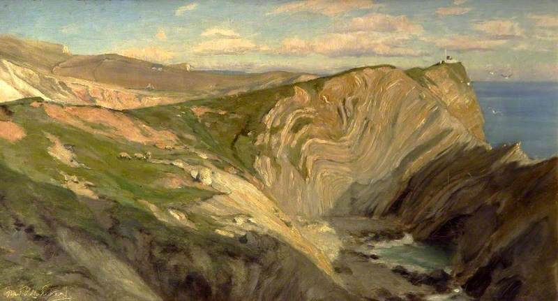 Stair Hole, Dorset, Looking East — Frederick William Newton Whitehead
