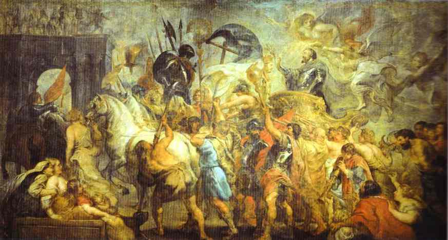 The Triumph Entrance Of Henry Iv Into Paris — Peter Paul Rubens